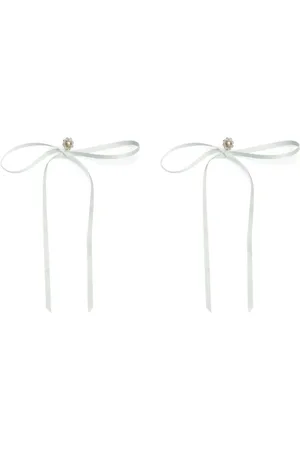 Simone Rocha Bow Ribbon stud earrings