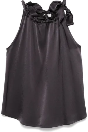 PESERICO SIGN Ruched-detail top