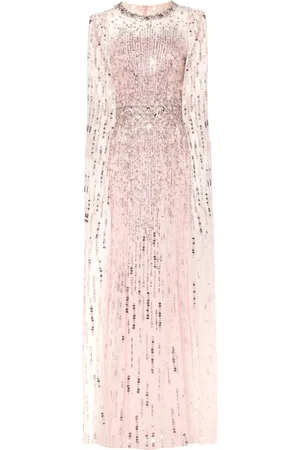 Jenny Packham Lux sequin-embellished gown