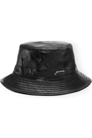 Ganni Appliqu??-logo bucket hat