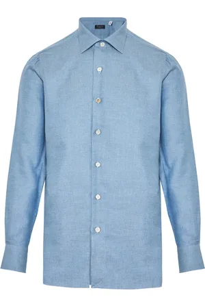 Finamore Cutaway collar shirt
