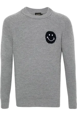 JOSHUA SANDERS Smiley face-motif sweater