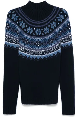 ERIC BOMPARD Jacquard high-neck sweater