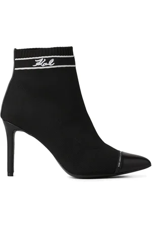 Karl Lagerfeld Pandara Signia 95mm knitted boots