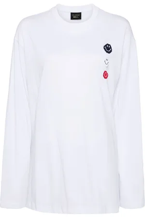 JOSHUA SANDERS Smiley-motif long-sleeved t-shirt