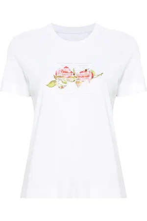 Givenchy 4G lace cotton T-shirt