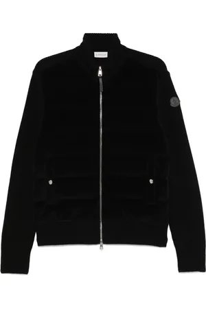 Moncler Corduroy-panelling cardigan