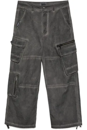 Izzue Wide-leg cargo trousers