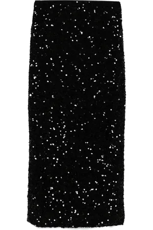 ROTATE Sequined midi skirt