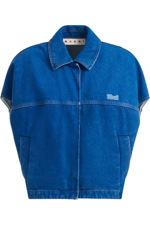 Marni Short-sleeved denim jacket