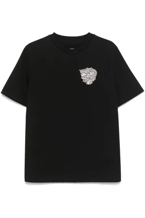 Jil Sander Leaf-appliqué T-shirt