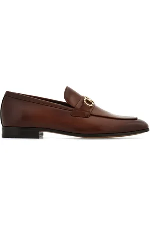 Salvatore Ferragamo Gancini-plaque loafers