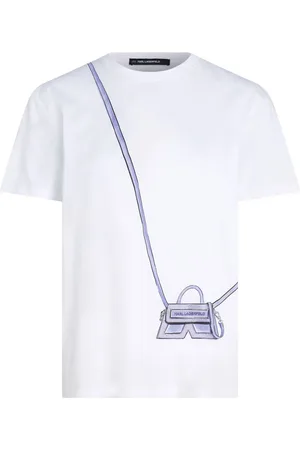 Karl Lagerfeld Ikon K organic-cotton T-shirt