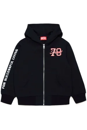 Diesel Logo-print cotton jacket