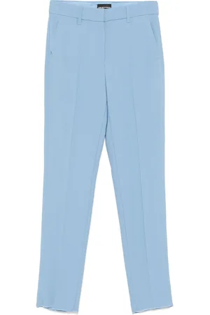 Emporio Armani Straight-leg crepe trousers