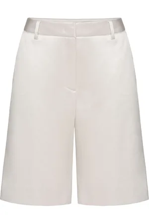 VALENTINO GARAVANI Satin-finish knee-length shorts