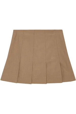 Ganni Drapey mélange mini skirt