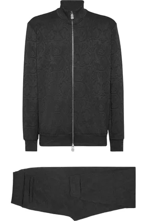 BILLIONAIRE Monogram-pattern tracksuit (set of two)
