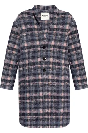 Marant Etoile Checked wool coat