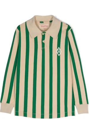 The Animals Observatory Eel striped polo shirt