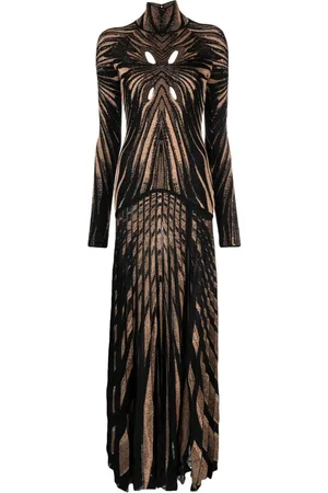 Roberto Cavalli Cut-out detail long dress