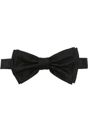 LARDINI Glitter-detail bow tie
