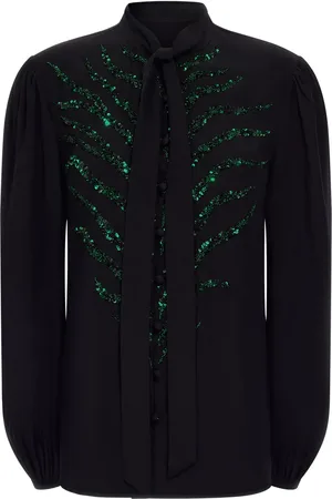 Roberto Cavalli Sequin-embellished blouse