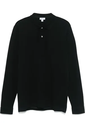 Sunspel Piqu?? long-sleeves polo shirt