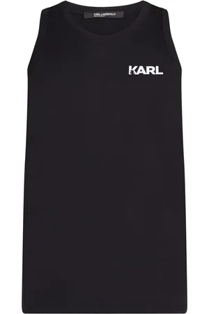 Karl Lagerfeld Logo beach tank top