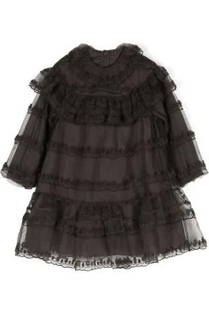 JNBY by JNBY Tulle-inserts midi dress