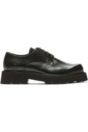 Nº21 Lace-up leather derby shoes