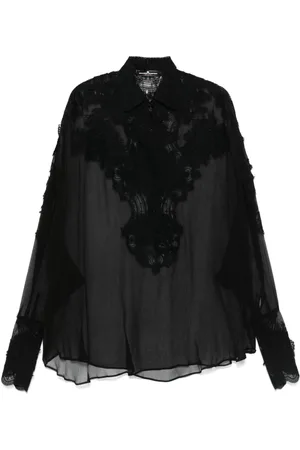 ERMANNO SCERVINO Floral-lace blouse