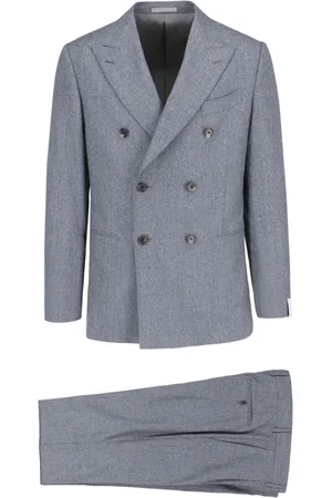 CARUSO Double breasted wool suit