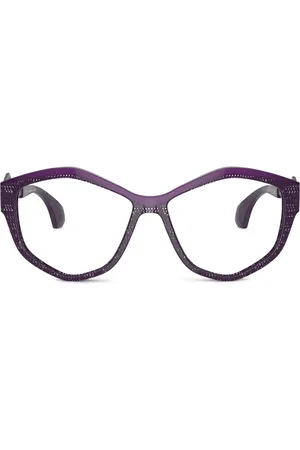 ALAIN MIKLI Geometric-frame glasses