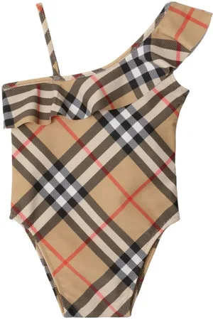 Burberry Check pattern swimsuit