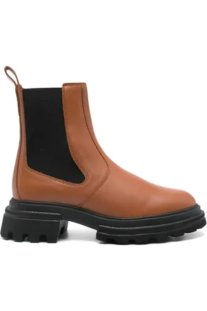 Hogan Leather Chelsea boots