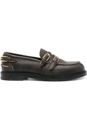 Sandro Buckle-detail loafers