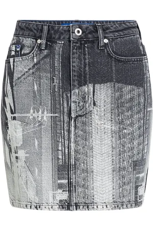 Karl Lagerfeld Tokyo-print mini skirt