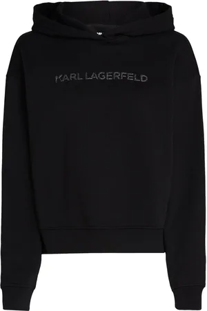 Karl Lagerfeld Glitter logo hoodie