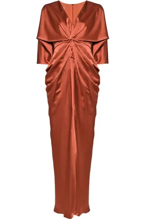 Amsale Tie-knot draped gown