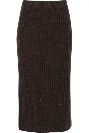 PESERICO SIGN Lurex midi skirt