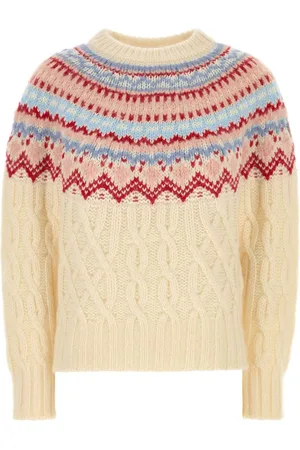 Moncler Patterned intarsia-knit jumper