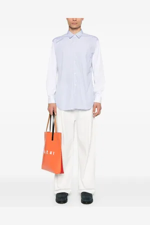 Comme des Garçons Halo-stripe shirt