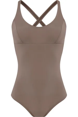 AMIR SLAMA Criss-cross swimsuit