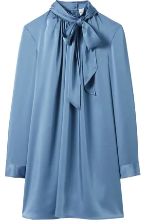 Claudie Pierlot Pussy-bow collar mini dress