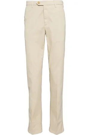 CANALI Gabardine chino trousers