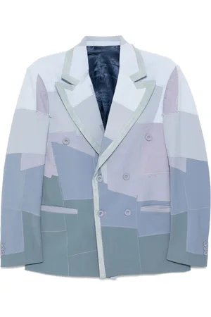 KIDSUPER STUDIOS Patchwork gradient blazer