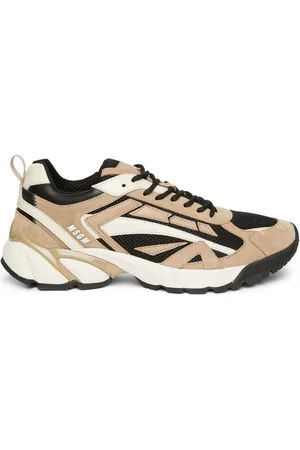 Msgm Vulcano distressed sneakers