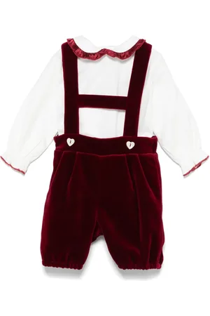 LA STUPENDERIA Velvet shorties set