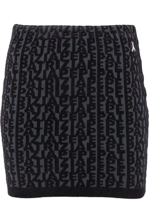 Patrizia Pepe Logo-jacquard mini skirt